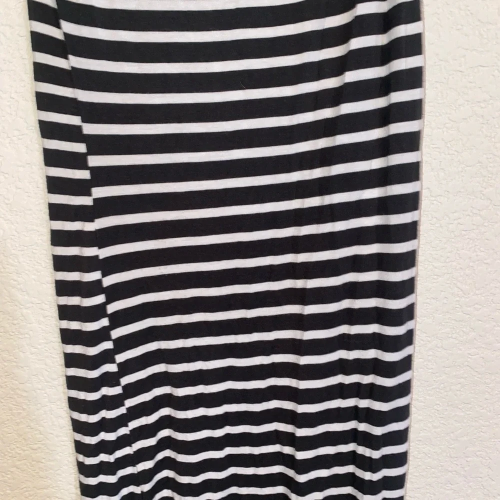 Heart & hips small striped Macy stretch tank green white dress - Picture 7 of 12